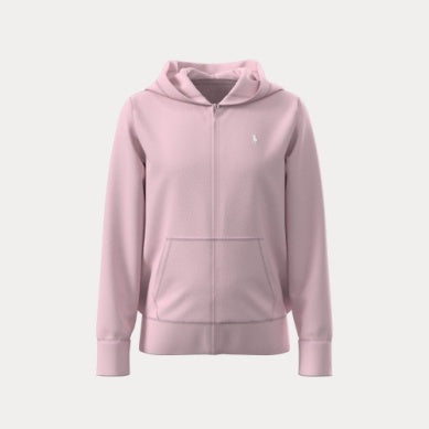 Polo Ralph Lauren – Hettejakke med hvit hest – Rosa – Jente – 7-16 år