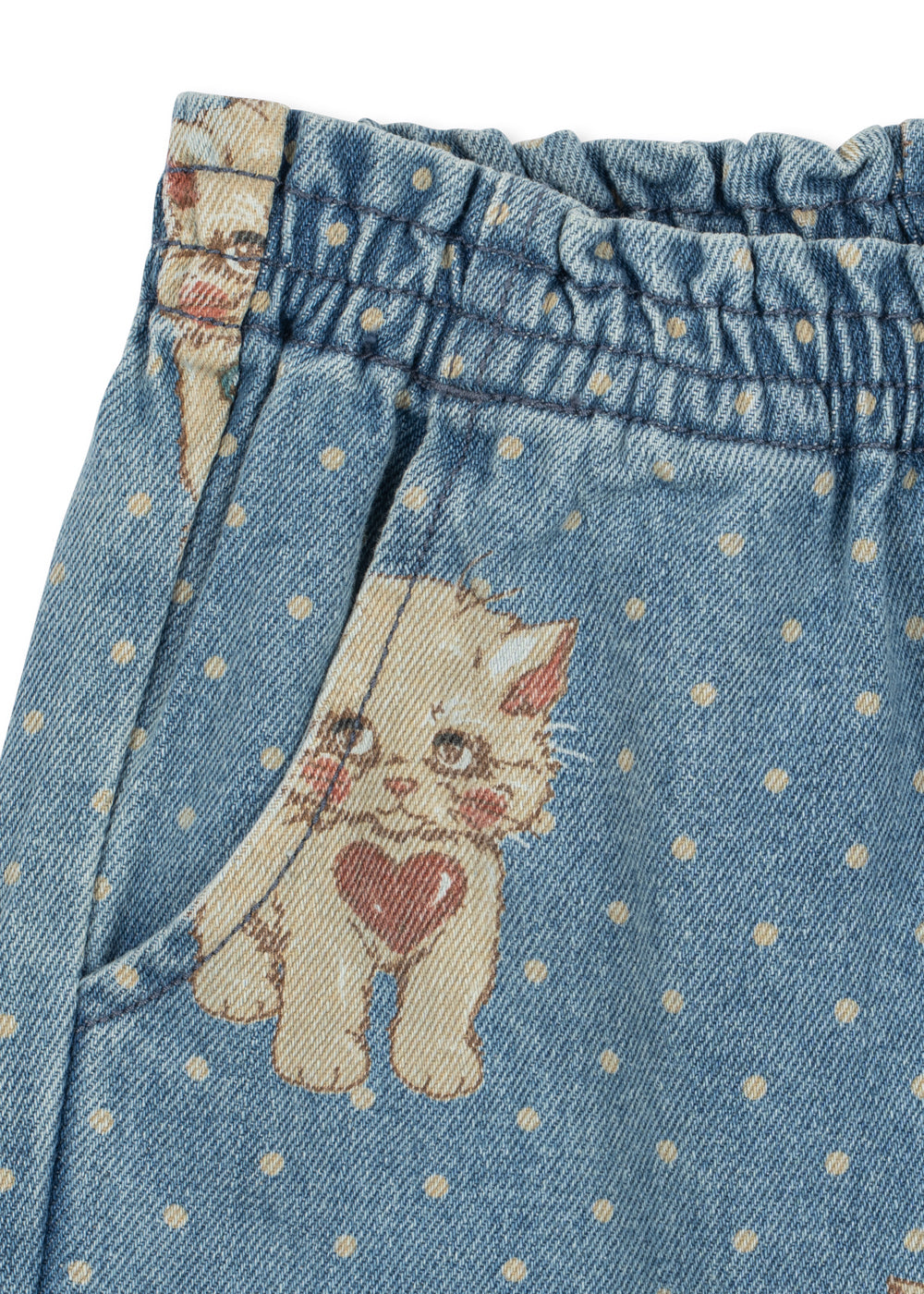 Konges Sløyd - Magot Frill Pants - Blå - Jente - 1-8 år