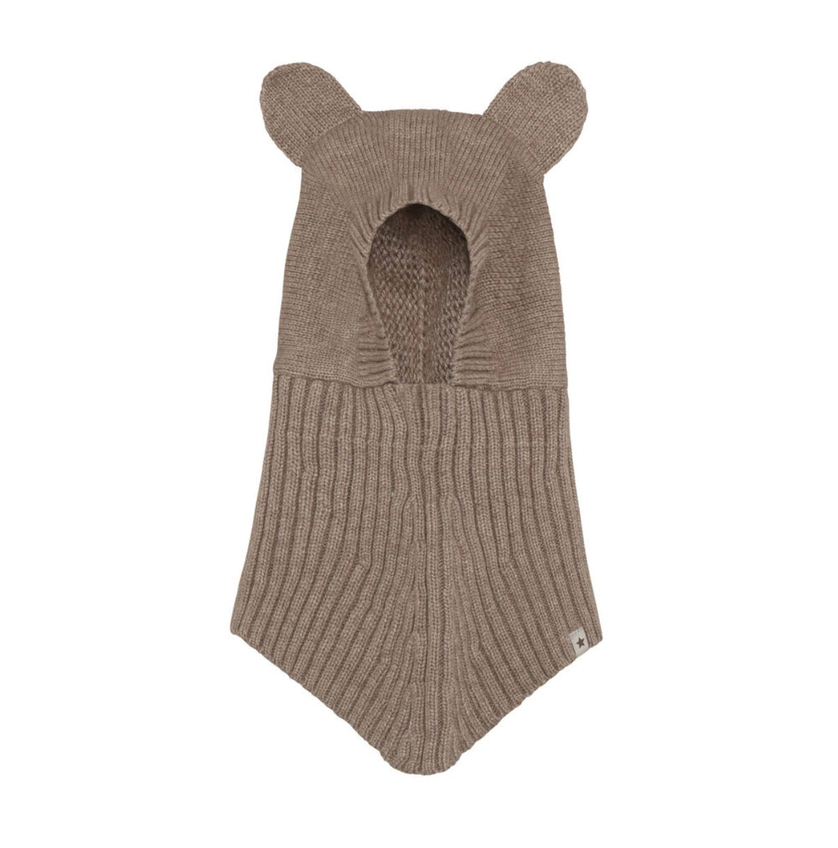 Huttelihut - Balaclava - Ull - Beige - Unisex - str 0-12 mnd