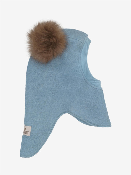 Huttelihut - Balaclava - Ull - Alpacca  dusker - Blå - Gutt - 1-4 år