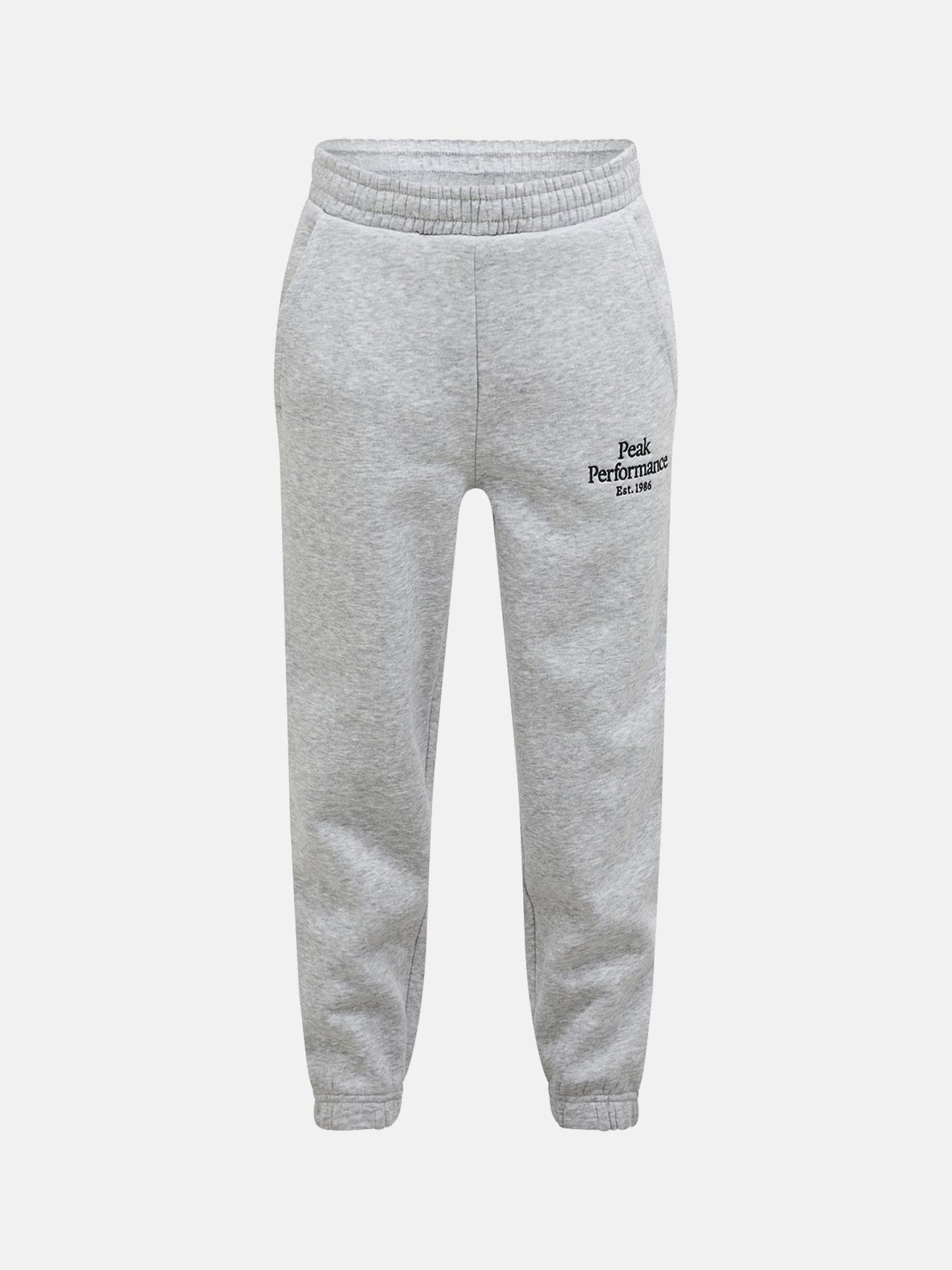 Peak Performance – Joggebukse med strikk i livet og ben – Grå – Unisex – 10-15 år