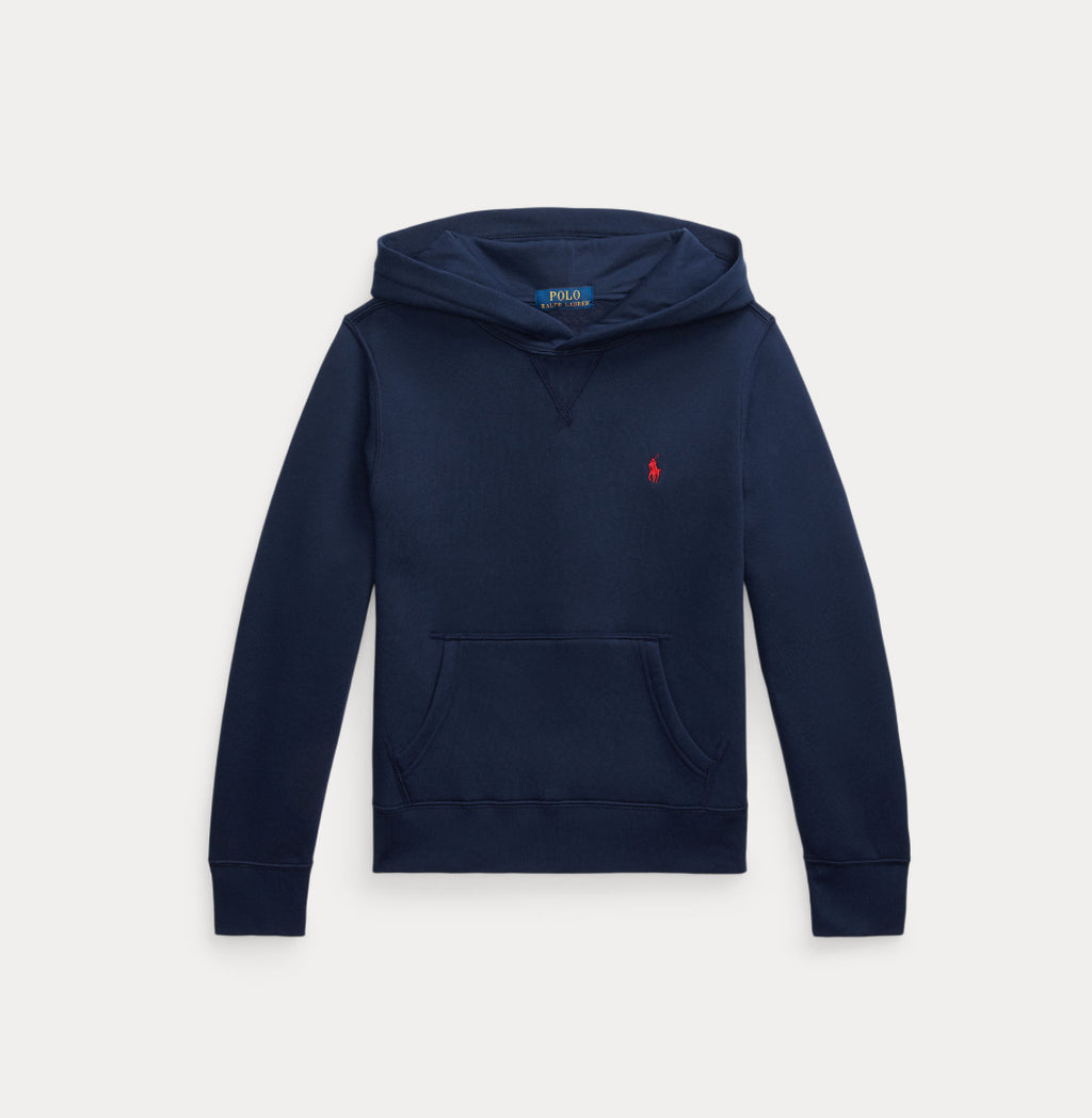 Polo Ralph Lauren – Hettegenser med brodert logo – Marineblå – Unisex – 8-20 år