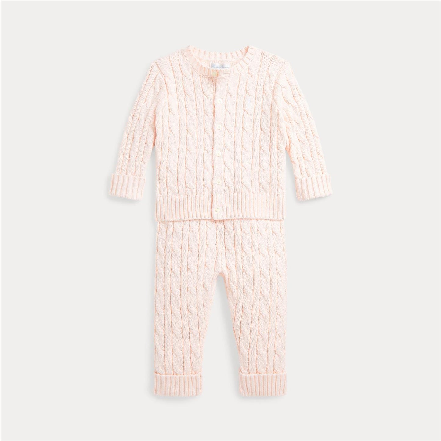 Polo Ralph Lauren - 2 delt sett - Lyserosa - Jente - 6-18 mnd