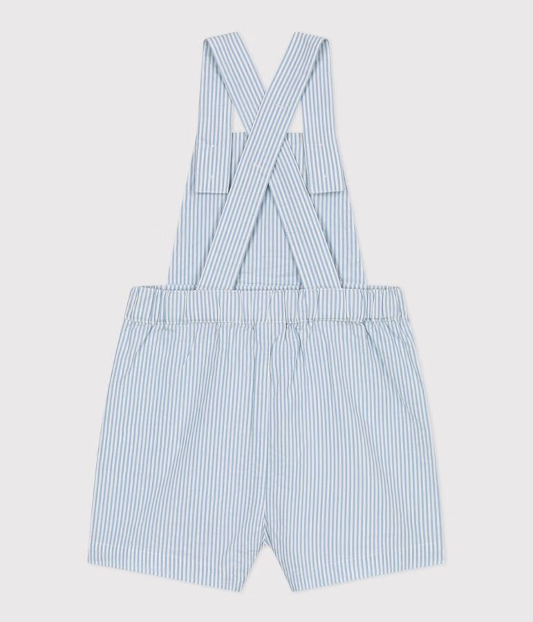 Petit Bateau – Shorts med striper – Blå – Gutt – 0-2 år