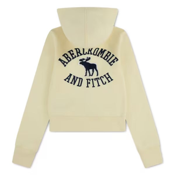 Abercrombie - Zip Hoody - Gul - Jente - 5-16 år