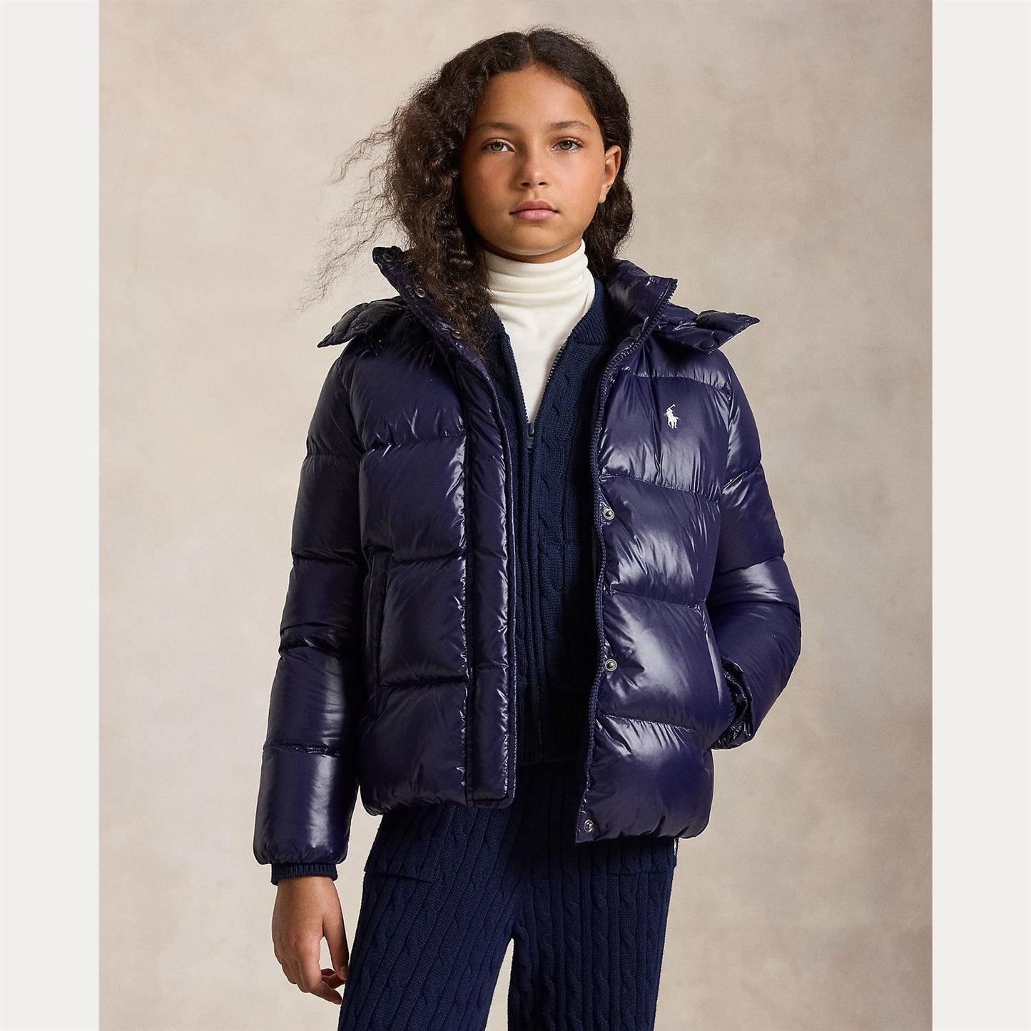 Polo Ralph Lauren - Dunjakke - Jente - Blå - 8-16 år