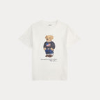 Polo Ralph Lauren – T-skjorte med bamsemotiv – Hvit – Gutt – 8-20 år