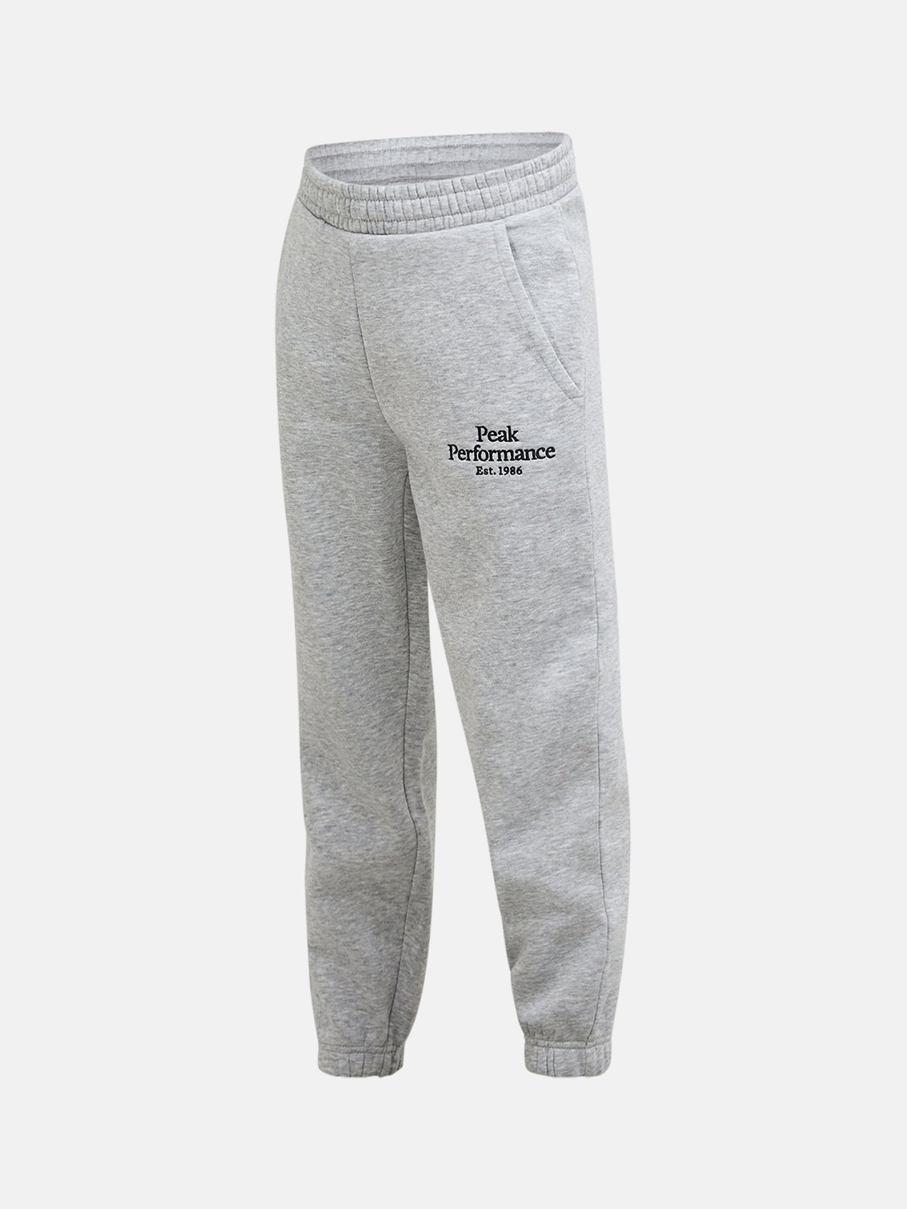 Peak Performance – Joggebukse med strikk i livet og ben – Grå – Unisex – 10-15 år