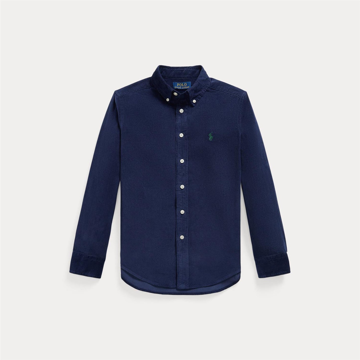 Ralph Lauren - Skjorte - Fløyel - Blå - Gutt -8-18 år