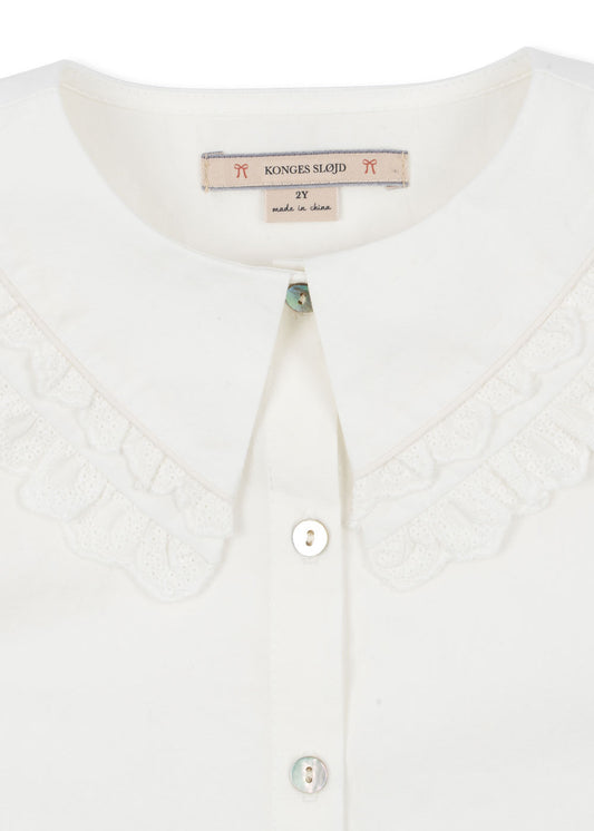 Konges Sløyd - Bluse - Offwhite  - Jente - 4-10 år