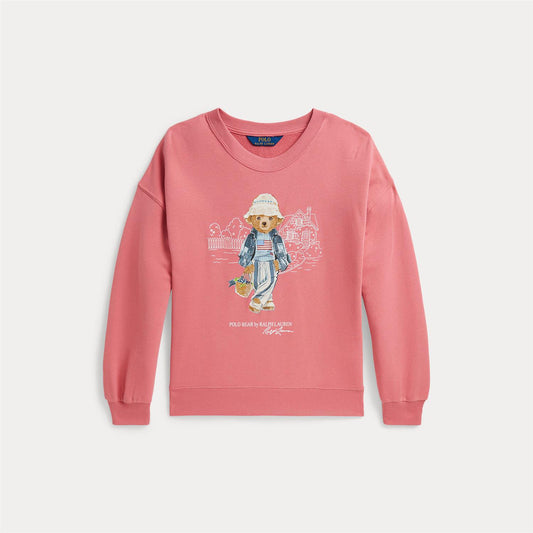 Polo Ralph Lauren - Genser Med Bamse - Rosa - Jente - 7-16 år