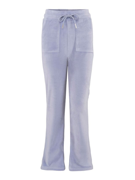 Vilje & Ve - Hermine Velour Pant - Light Blue - Jente - 4-12 år