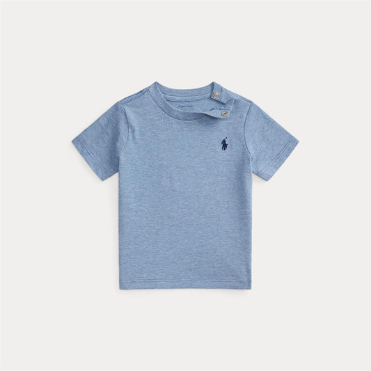 Ralph Lauren - T - skjorte - Mellomblå - Gutt - 12-24 mnd