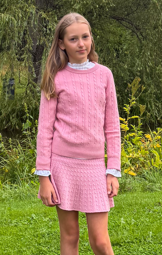 Vilje&Ve - Elise Pullover  - Rosa - Jente - 4-12 år