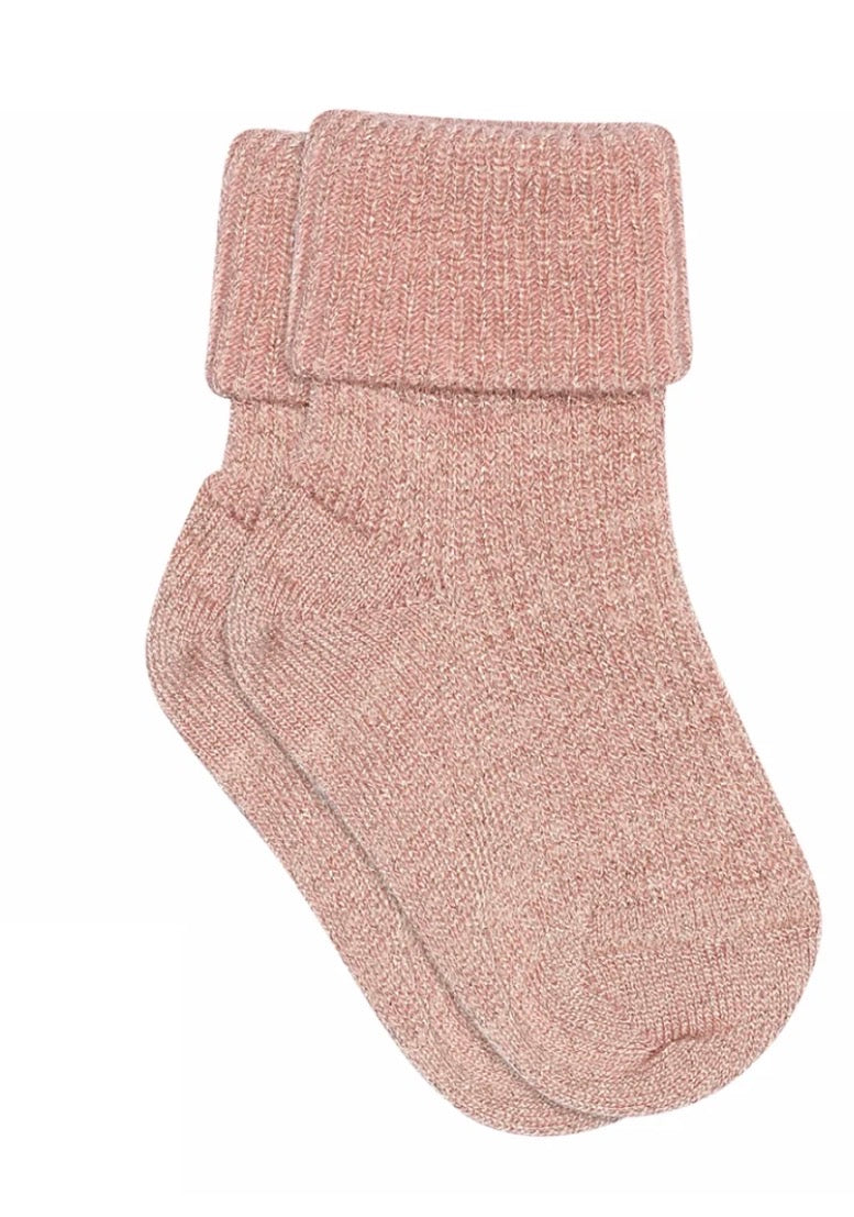 Mp - Bambus baby socks - Silver pink - Jente - 15-28