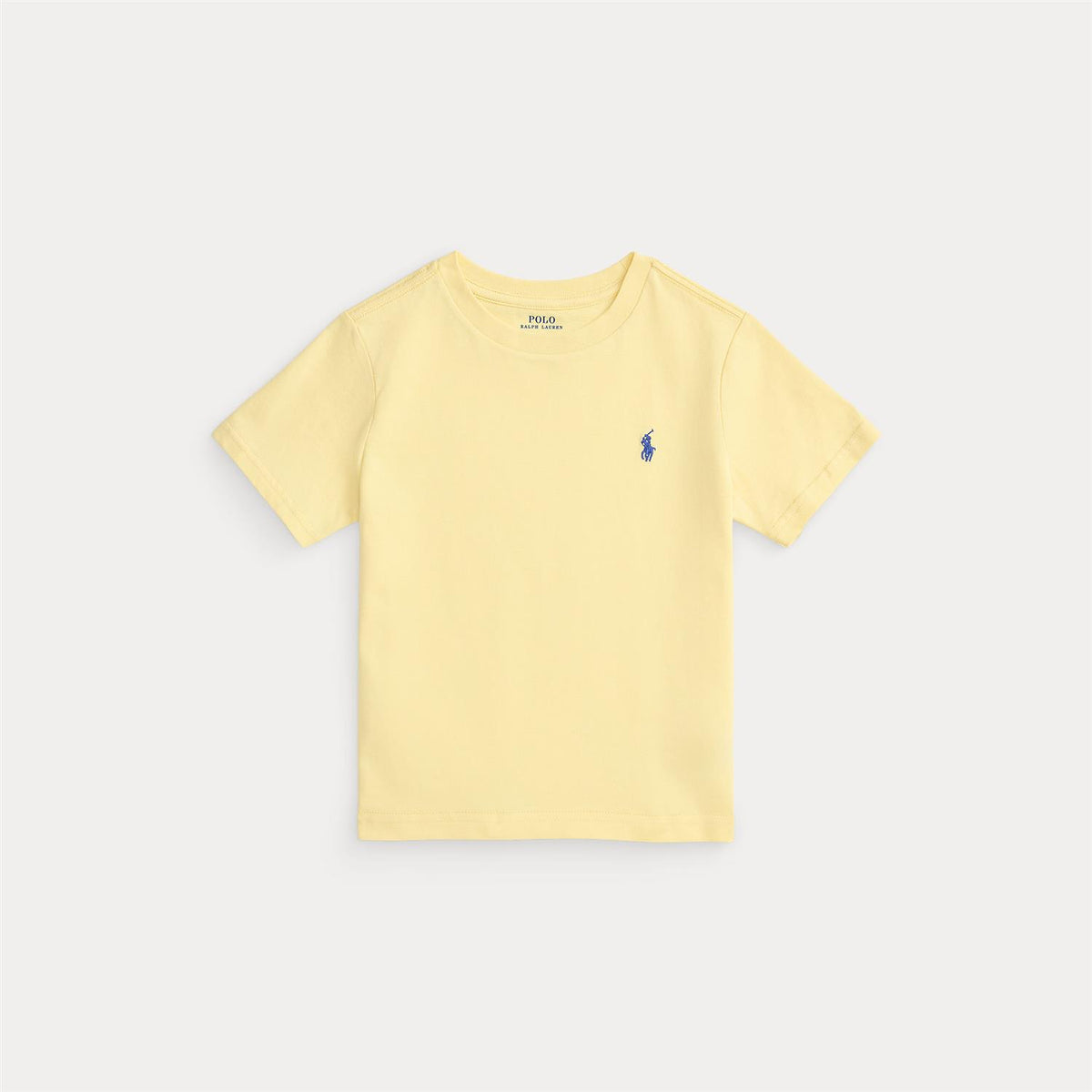 Polo Ralph Lauren – T-skjorte med brodert hest – Gul – Gutt – 8-20 år