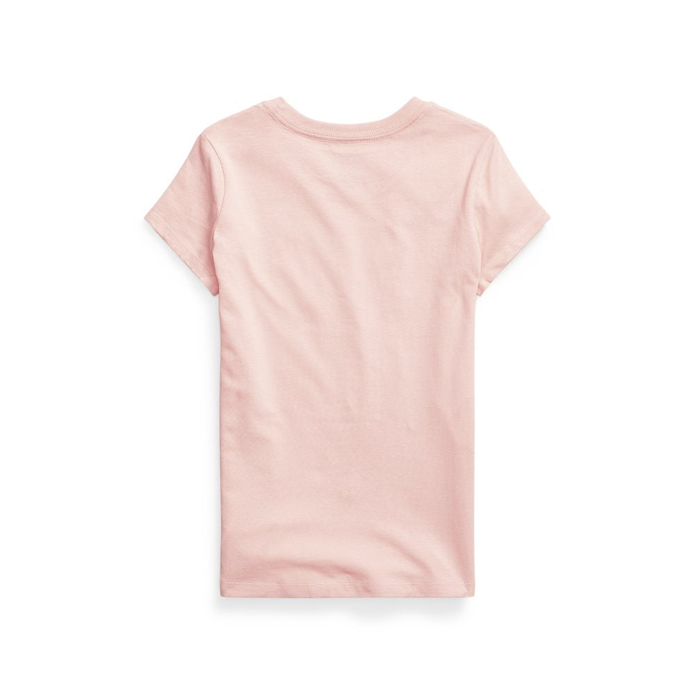 Polo Ralph Lauren - Cotton Jersey Tee - Rosa - Jente - 8-16 år