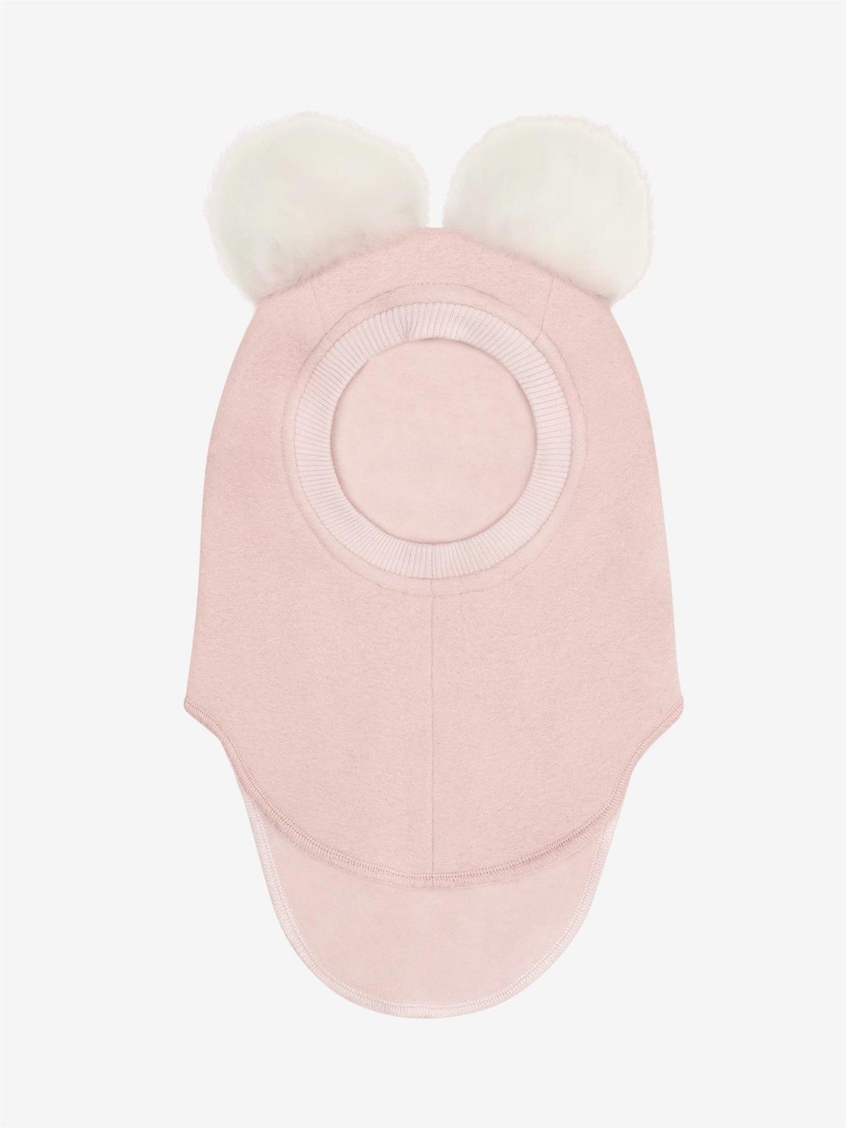 Huttelihut - Balaclava - Ull - Alpacca  dusker - Rosa - Jente - 1-4 år