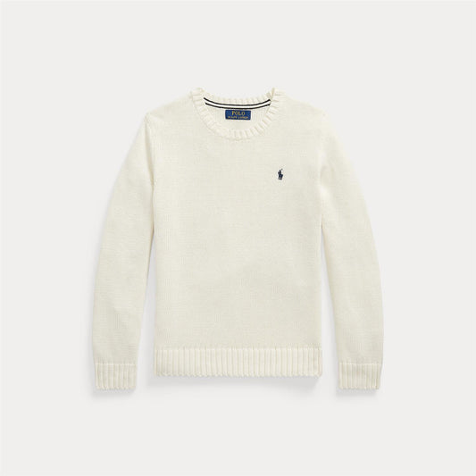 Ralph Lauren  - Rund hals  - Offwhite - 10-18 år