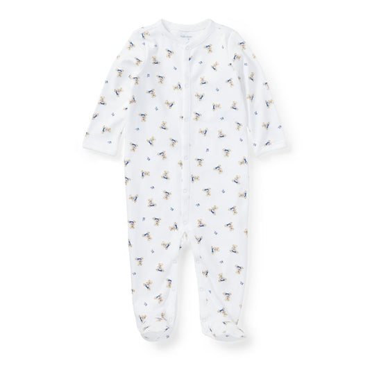 Polo Ralph Lauren - bamsepysj - hvit - gutt - 0-6 måneder