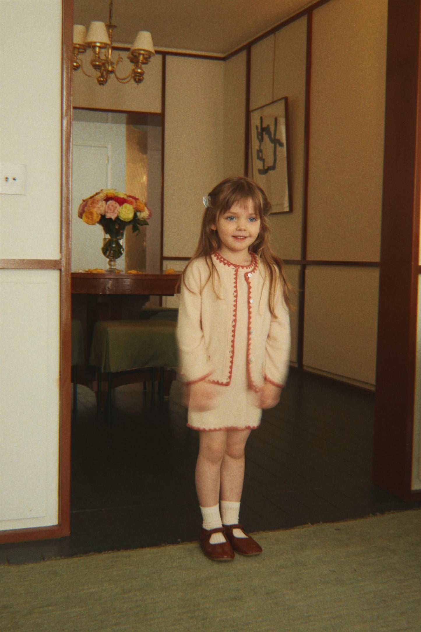Konges Sløyd - Colette Cardigan - Rosa - Jente - 1-8 år