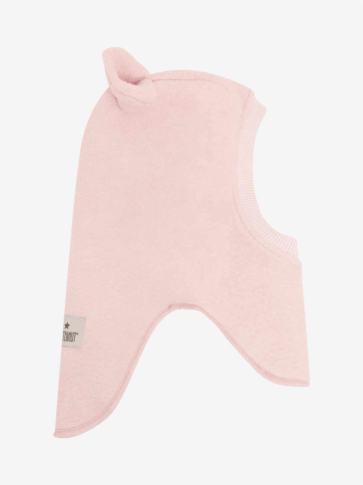 Huttelihut - Balaclava - Ull - Bjørne ører - Rosa - Jente - 1-4 år