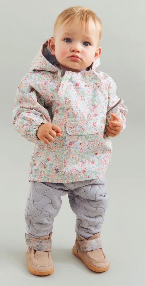 Wheat – Sveo jakke med blomster – Cool sky flowers – Jente – 0-4 år