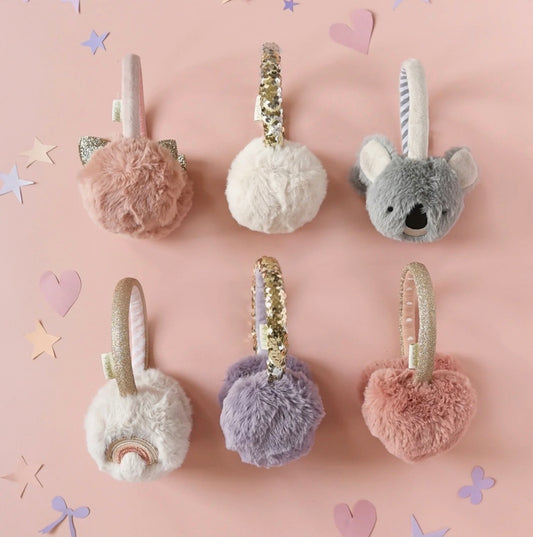 Rockahula - Whis Upon A Rainbow Earmuffs - Hvit - Jente