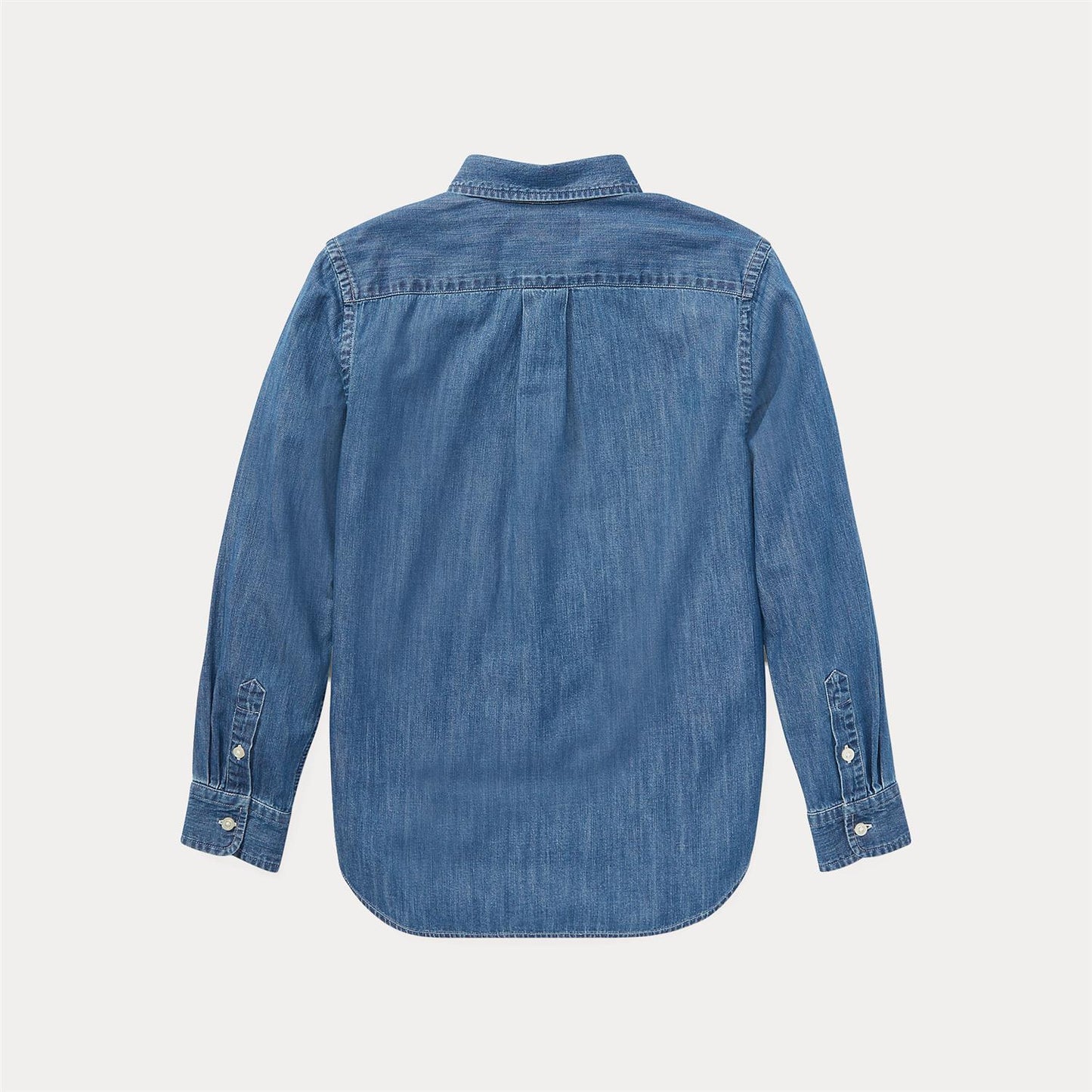 Polo Ralph Lauren - Chambray jeans skjorte - Blå - Gutt - 8-18/20 år