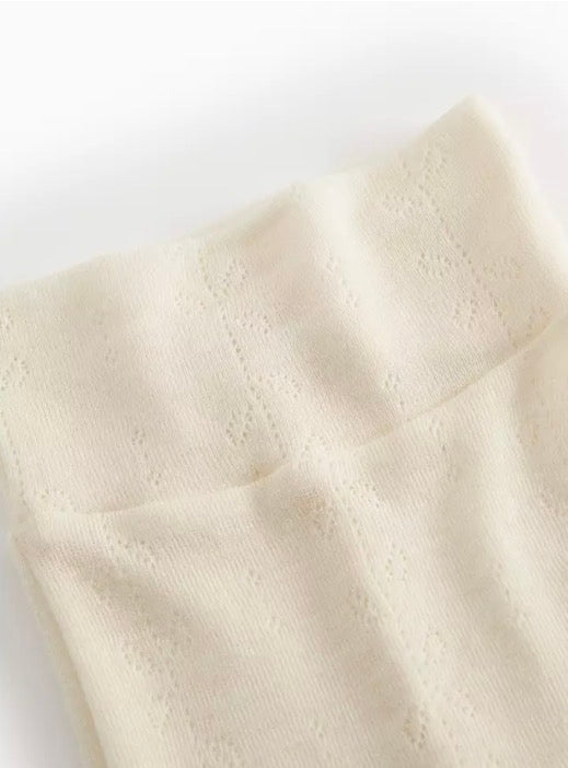 Marmar - Pixa wool pointelle - Jente - Off White - 50-74 cm
