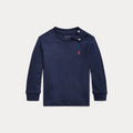 Polo Ralph Lauren – Langermet T-skjorte i bomull – Mørkeblå – Unisex – 1-3 år