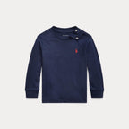 Polo Ralph Lauren – Langermet T-skjorte i bomull – Mørkeblå – Unisex – 1-3 år