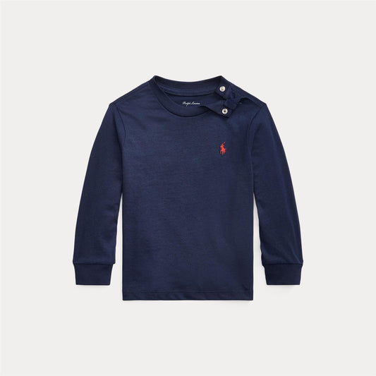 Polo Ralph Lauren - Long-Sleeve Tee - Blå - 12-24 mnd