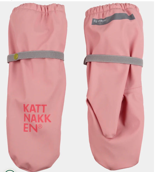Kattnakken - Regnvotter - Rosa - 0/1-7/8 år