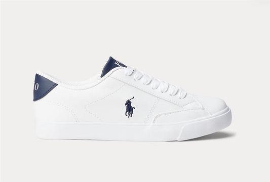 Polo Ralph Lauren – Theron sko med snøring – Hvit – Gutt – str. 35-40