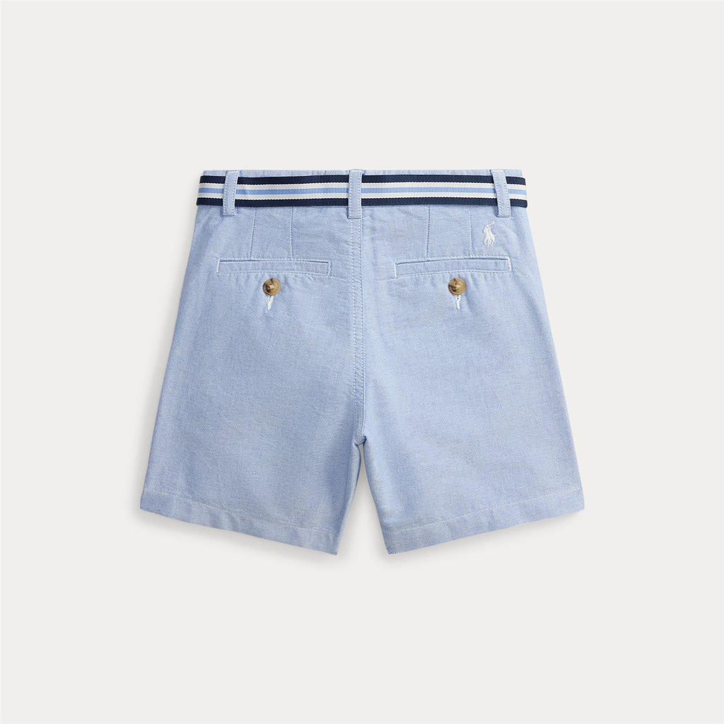 Polo Ralph Lauren – Chinoshorts med belte – Lyseblå – Gutt – 8-20 år