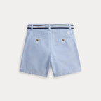 Polo Ralph Lauren – Chinoshorts med belte – Lyseblå – Gutt – 8-20 år