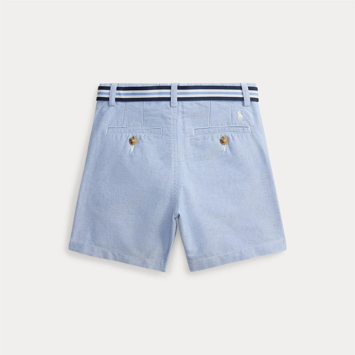 Polo Ralph Lauren – Chinoshorts med belte – Lyseblå – Gutt – 8-20 år