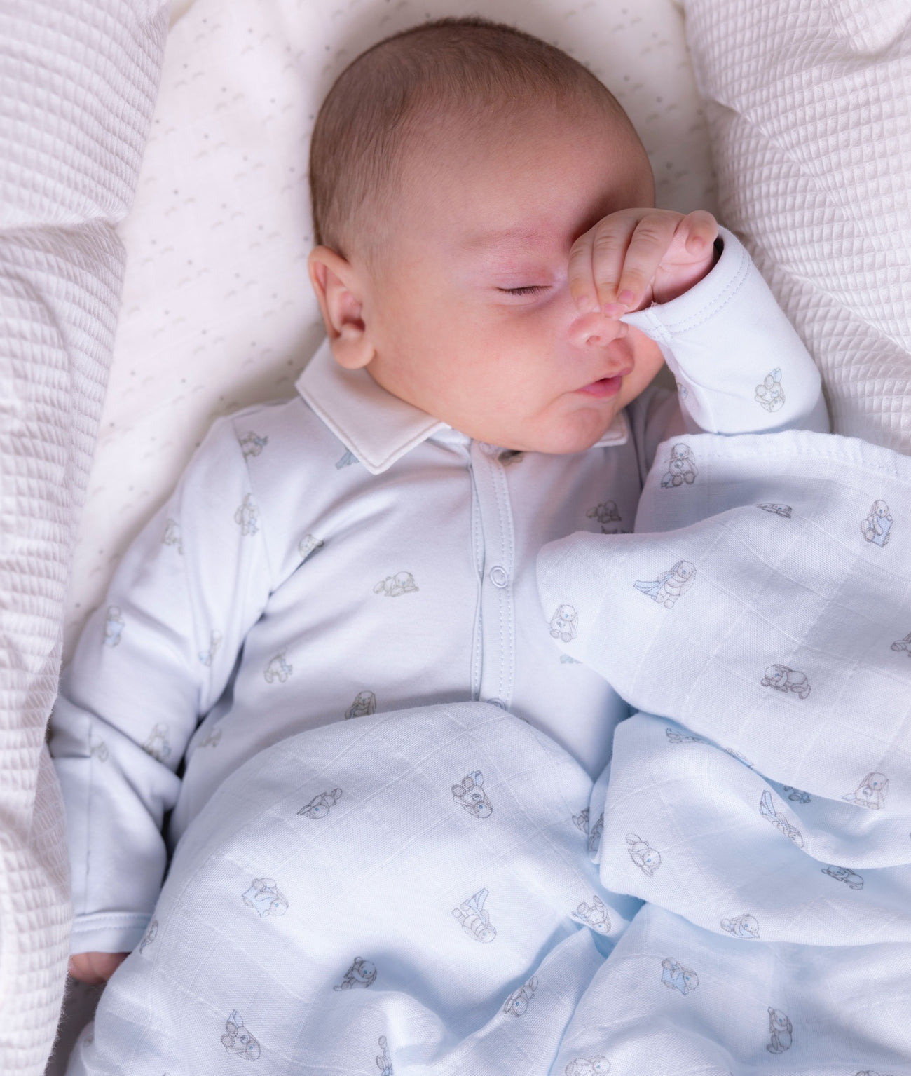 Livly - Remi Footie - Blå - Gutt - 0-6 mnd