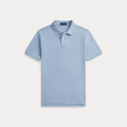 Polo Ralph Lauren – Piquet T-skjorte med logo – Lyseblå – Gutt – 2-7 år