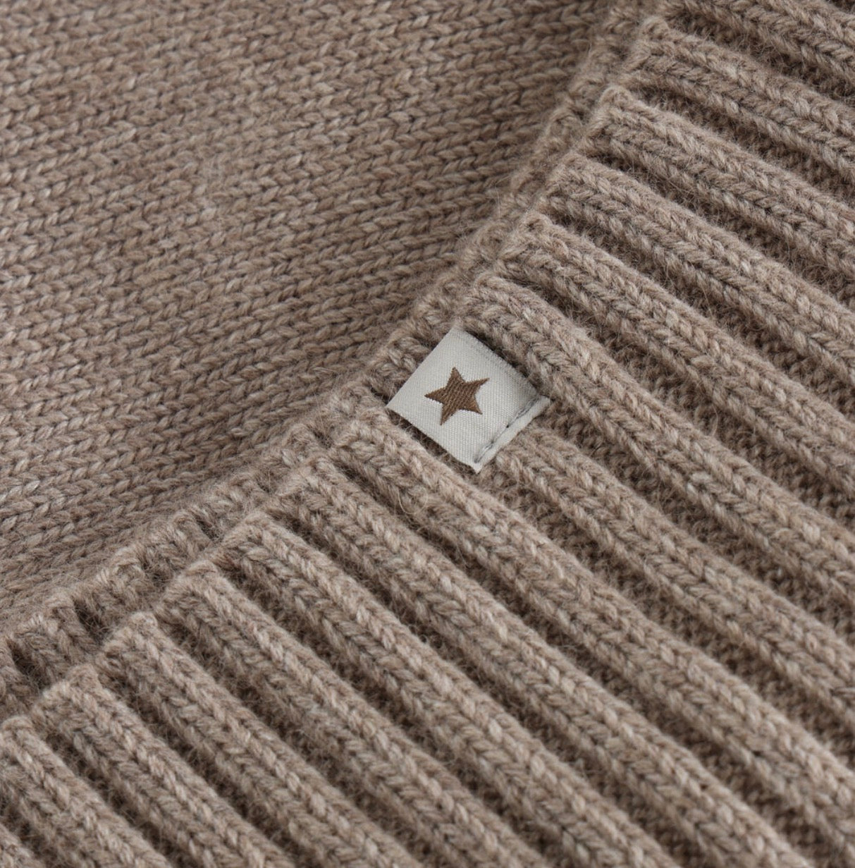 Huttelihut - Balaclava - Ull - Beige - Unisex - str 0-12 mnd