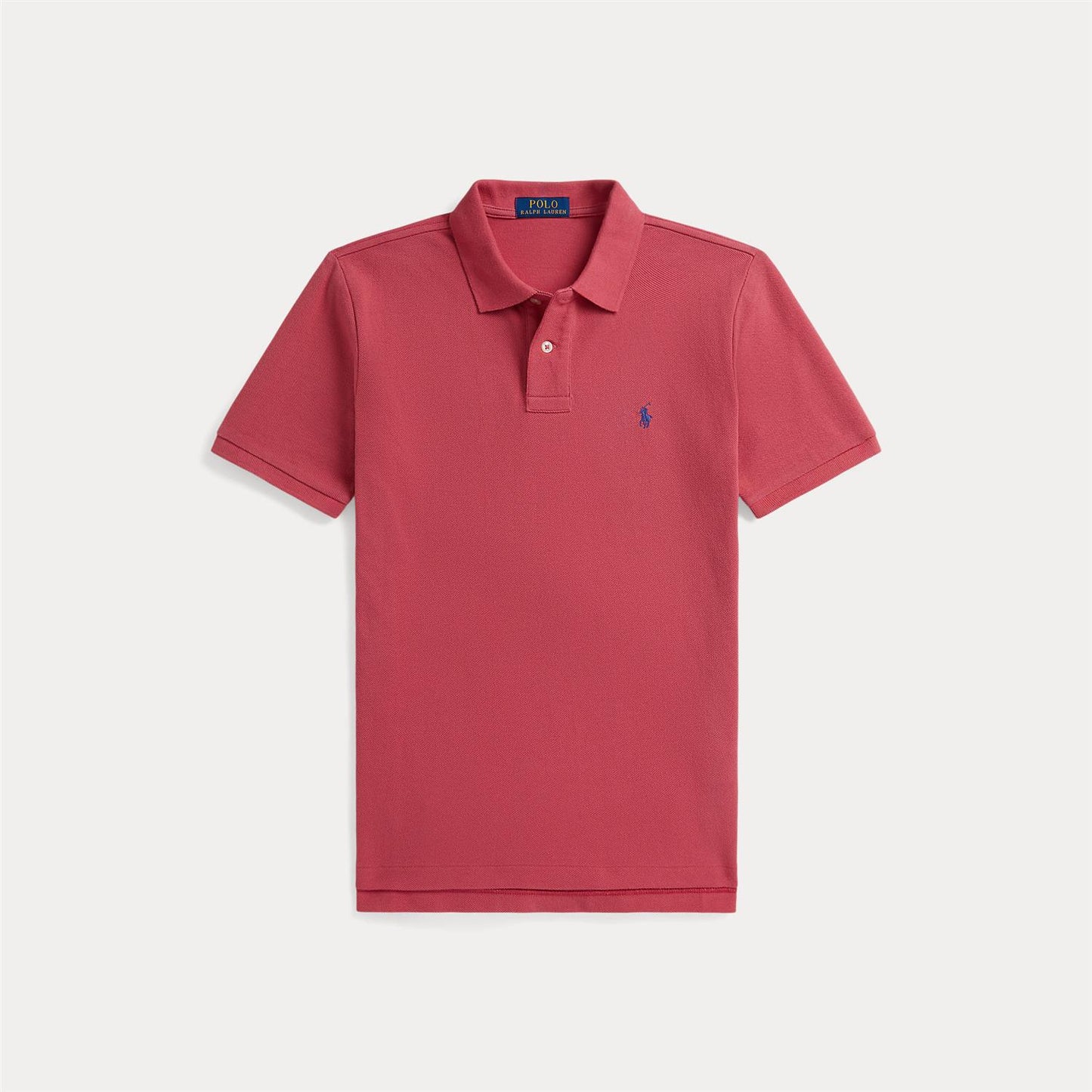Polo Ralph Lauren – Piquet T-skjorte med brodert hest – Rød – Gutt – 8-20 år