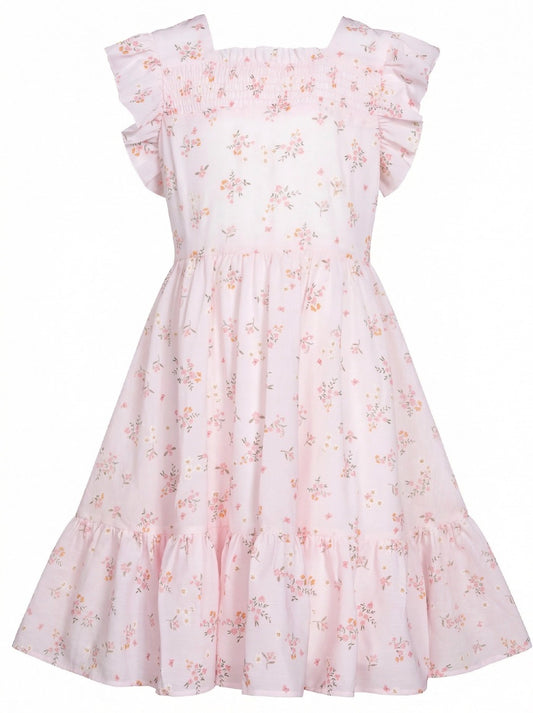 Vilje & Ve - Linda dress - Rosa - Jente - Str 4-12 år