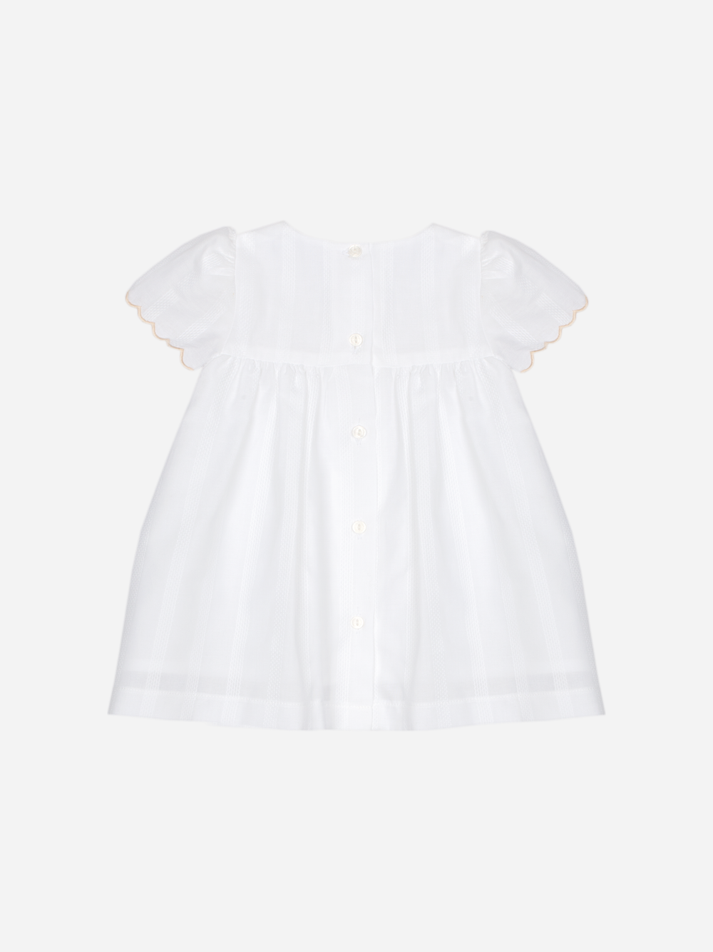 Patachou - Kjole - Hvit - Jente - str 1-12 mnd