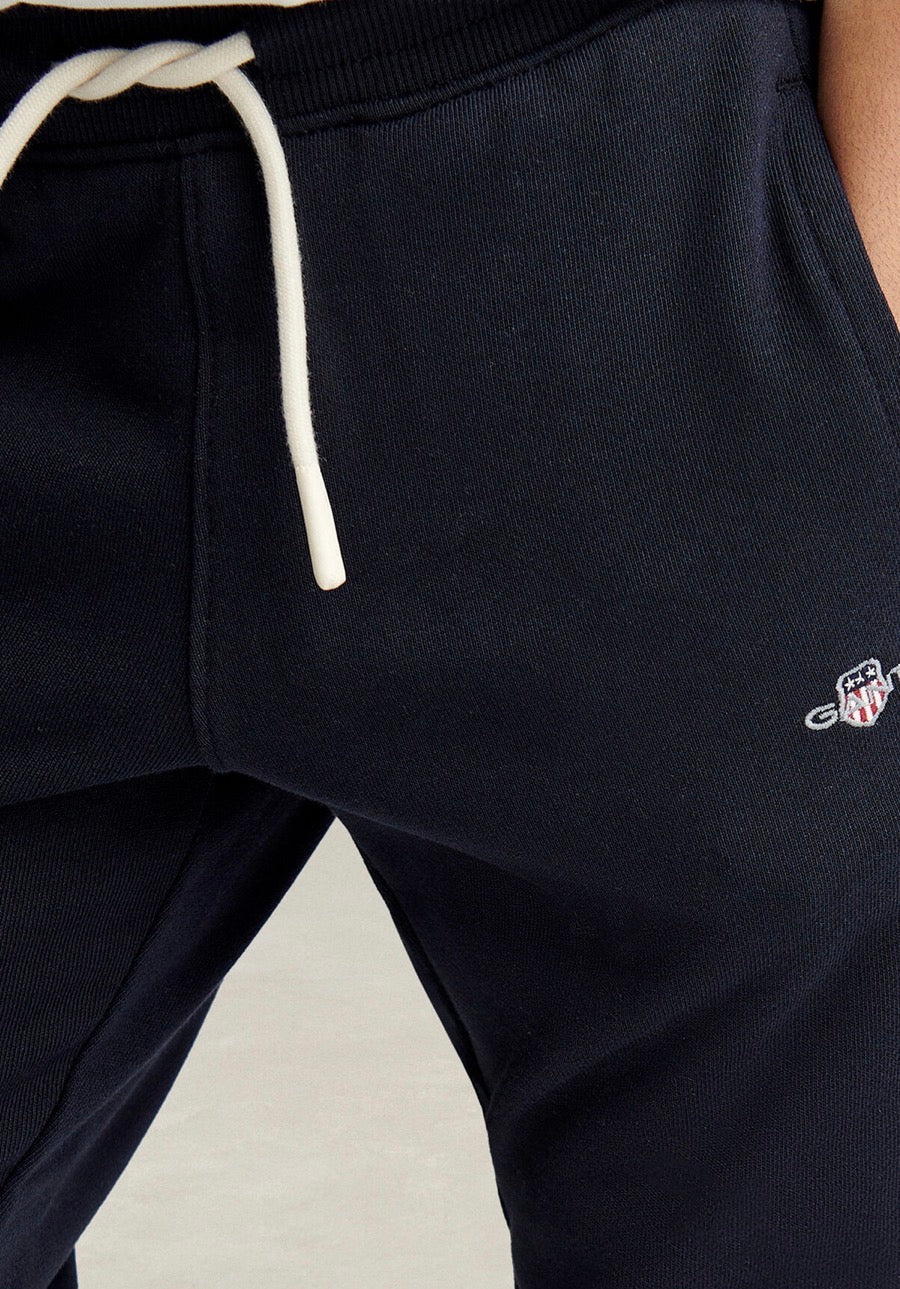 Gant - Joggebukse - Shield - Unisex - Blå - 5-6 år
