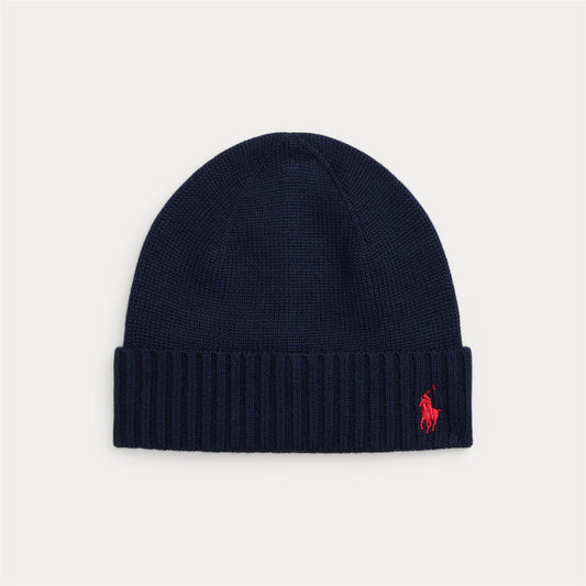 Polo Ralph Lauren - Merino hat - Blå - Gutt - 8-16 år