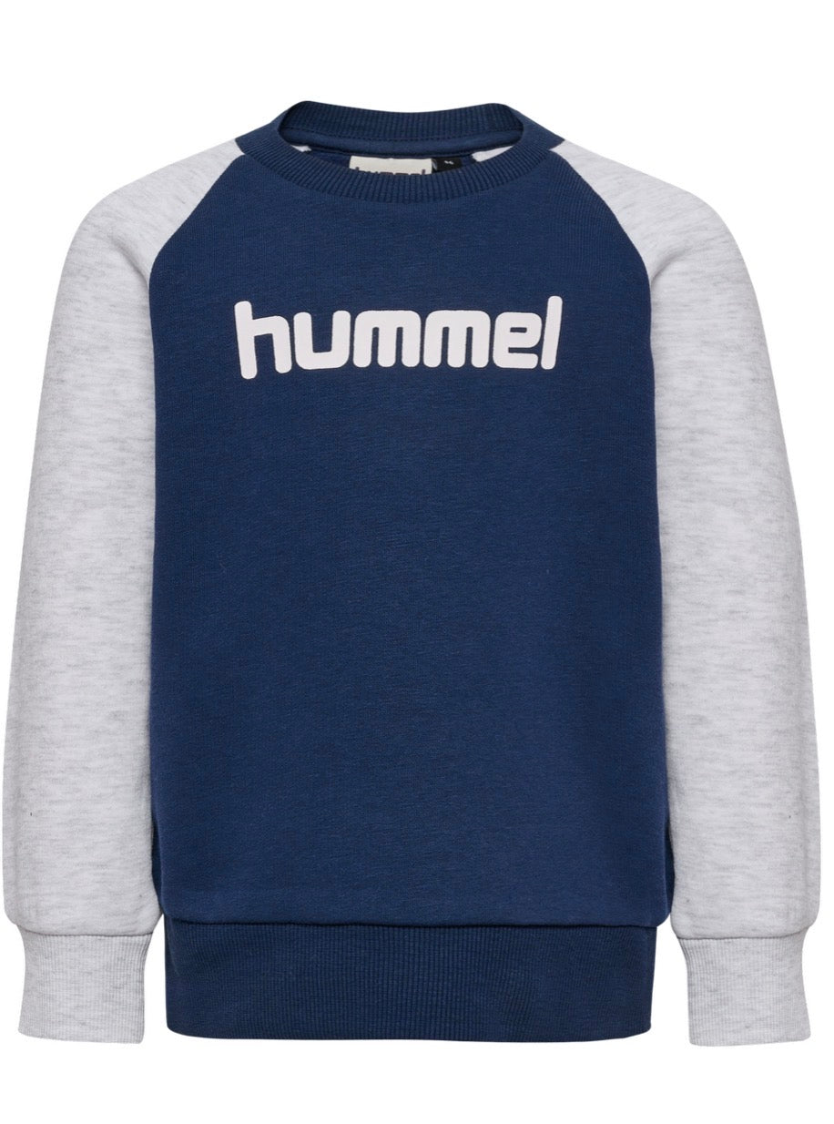 Hummel - Joggesett - Mørkeblå og grå - Gutt - 80-110 - Sesong FW26