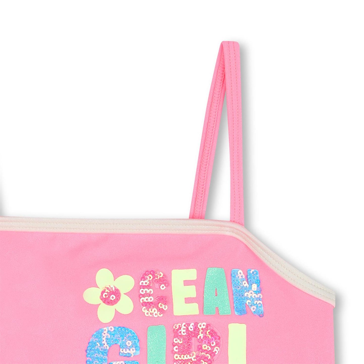 Billieblush – Bikini med blomsterdetaljer – Rosa – Jente – 4-10 år