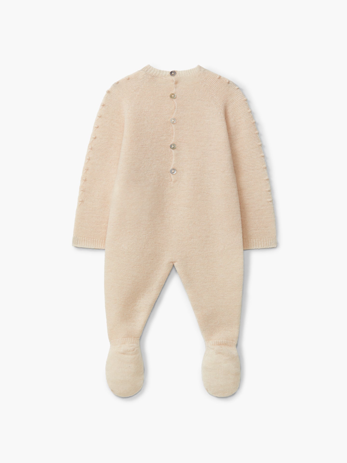 Wedoble - Ull Heldrakt - Beige - Unisex - 3-12 mnd