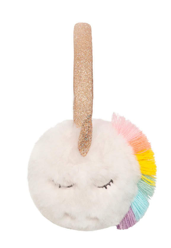 Rockahula - Rainbow Unicorn Earmuffs - Hvit - Jente